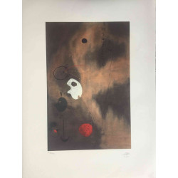 Litografia Joan Miro off set 56x76 cm certificada