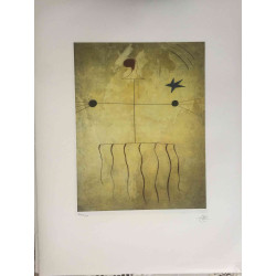 Litografia Joan Miro off set 56x76 cm certificada