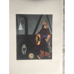 Litografia Joan Miro off set 56x76 cm certificada