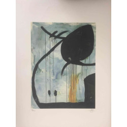 Joan Miro Lithografie off set 56x76 cm gecertificeerd