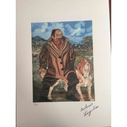Antonio Ligabue litho off set 50x70 cm