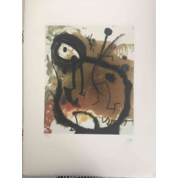 Litografická súprava Joan Miro certifikovaná 56x76 cm