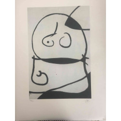 Joan Miro  Litografia off set cm 56x76  certificata