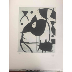 Joan Miro 56x76 cm-ko ziurtagiria