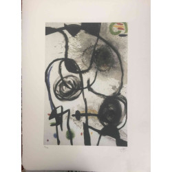 Joan Miro  Litografia off set cm 56x76  certificata