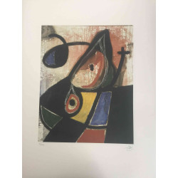 Joan Miro  Litografia off set cm 56x76  certificata
