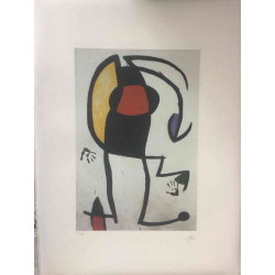 Joan Miro  Litografia off set cm 56x76  certificata