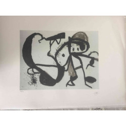 Litografická súprava Joan Miro certifikovaná 56x76 cm