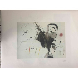 Joan Miro  Litografia off set cm 56x76  certificata