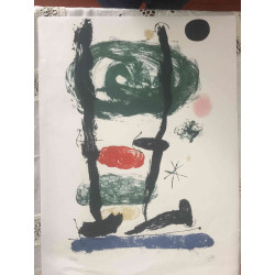Joan Miro Litografia off set 56x76 cm certificat