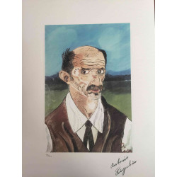 Antonio Ligabue litografia off set cm 50x70