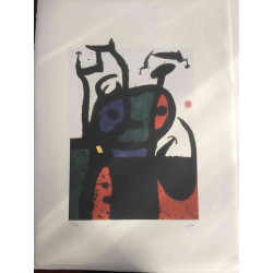 Joan Miro 56x76 cm-ko ziurtagiria