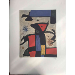 Joan Miro 56x76 cm-ko ziurtagiria