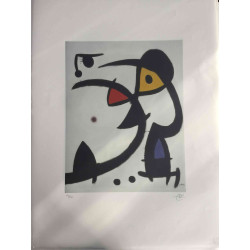 Litografická súprava Joan Miro certifikovaná 56x76 cm