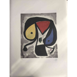Joan Miro 56x76 cm-ko ziurtagiria