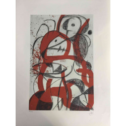 Joan Miro Lithograph off set 56x76 cm certified