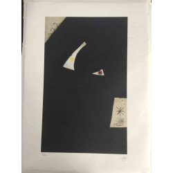 Joan Miro Lithographie hors set 56x76 cm certifiée
