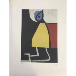 Joan Miro  Litografia off set cm 56x76  certificata