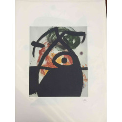 Joan Miro  Litografia off set cm 56x76  certificata