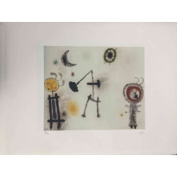 Joan Miro  Litografia off set cm 56x76  certificata