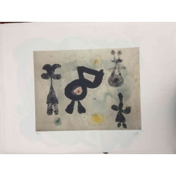 Joan Miró Litografía off set 56x76 cm certificada