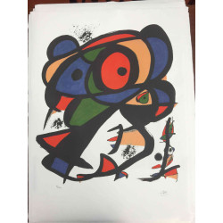 Joan Miro Litografia offsetowa 56x76 cm certyfikowana