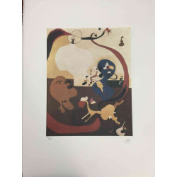 Joan Miro Lithograph off set 56x76 cm certified