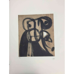 Joan Miro  Litografia off set cm 56x76  certificata