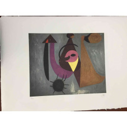 Conjunt de litografia de Joan Miró 56x76 cm certificat
