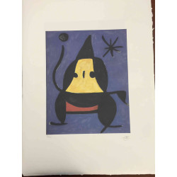 Litografia Joan Miro off set 56x76 cm certificada