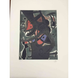 Joan Miro Litografia offsetowa 56x76 cm certyfikowana