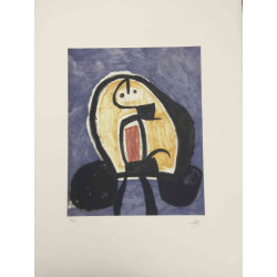 Joan Miro Litografia off set 56x76 cm certificat
