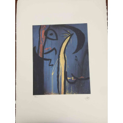 Joan Miro  Litografia off set cm 56x76  certificata