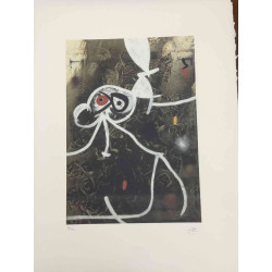 Litografia Joan Miro off set 56x76 cm certificada