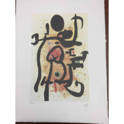 Joan Miro 56x76 cm-ko ziurtagiria