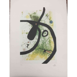 Litografická súprava Joan Miro certifikovaná 56x76 cm