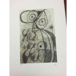 Joan Miró Litografía off set 56x76 cm certificada