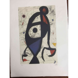 Joan Miro 56x76 cm-ko ziurtagiria