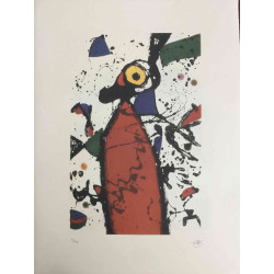 Joan Miro Litografia offsetowa 56x76 cm certyfikowana