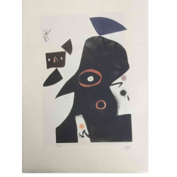 Joan Miro  Litografia off set cm 56x76  certificata