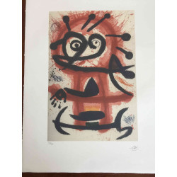 Joan Miro Lithograph off set 56x76 cm certified