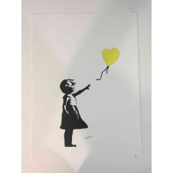 Litografia de Banksy off set 50x70 cm edição POW