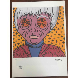 Set de litografía Keith Haring 50x70 cm certificado