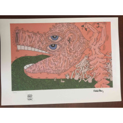 Set de litografia Keith Haring 50x70 cm certificat