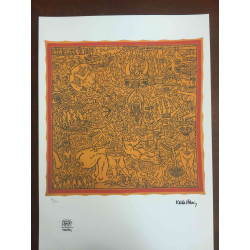 Set de litografia Keith Haring 50x70 cm certificat