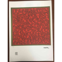 Set de litografia Keith Haring 50x70 cm certificat