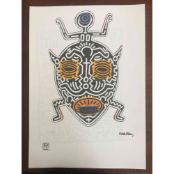 Keith Haring Lithografie off set 50x70 cm gecertificeerd