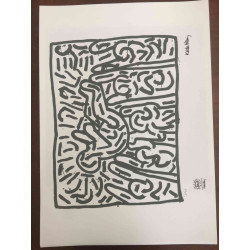 Set de litografia Keith Haring 50x70 cm certificat