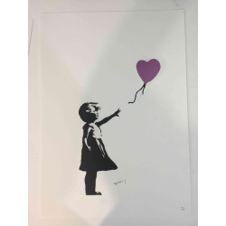 Litografia de Banksy off set 50x70 cm edição POW