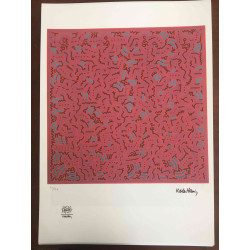 Set de litografia Keith Haring 50x70 cm certificat